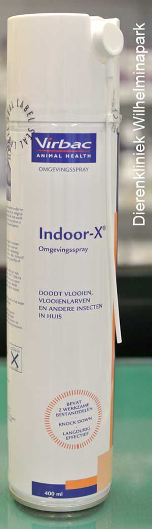De omgevings spray die we adviseren is Indoor X